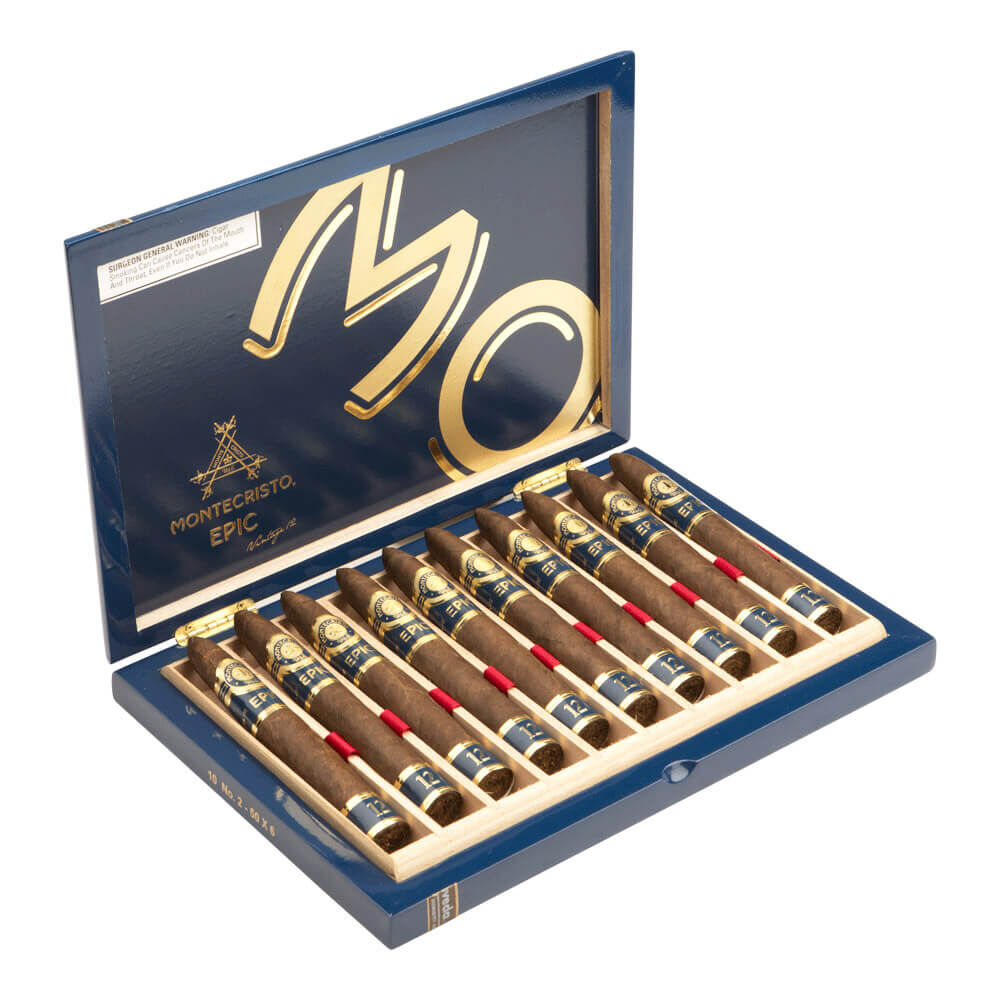 View product media MXEVB2 Montecristo Epic Vintage 12 Blue Toro Cigars 2